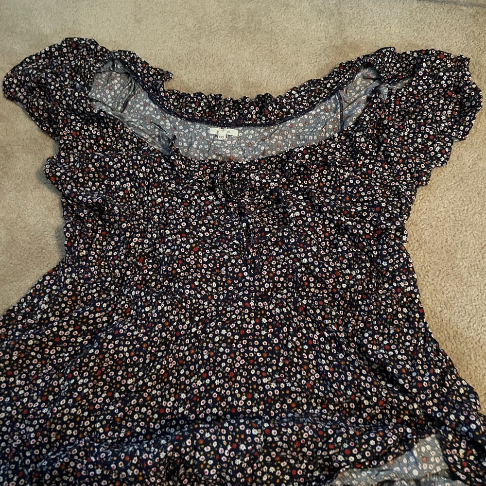Maurices Floral formal top